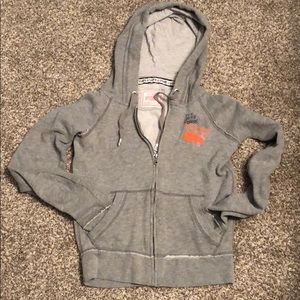 Pink Auburn zip up hoodie